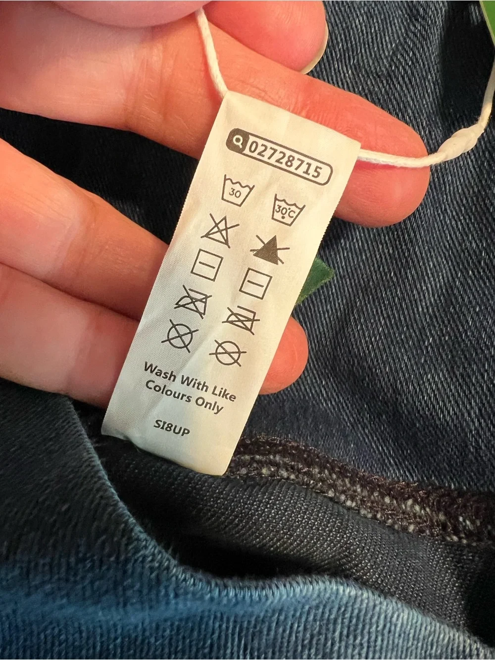 Halara Flex™ Crossover Pocket Washed Denim Work Leggings Jeans NWT XL #2750